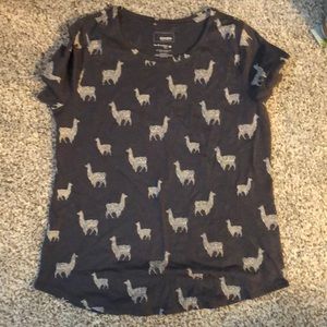 Women’s llama shirt size Medium